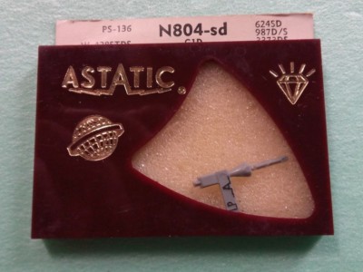 ASTATIC N804-sd Abtastnadel LP/78 upm for Tetrad G-1D Cartridge Stylus Needle
