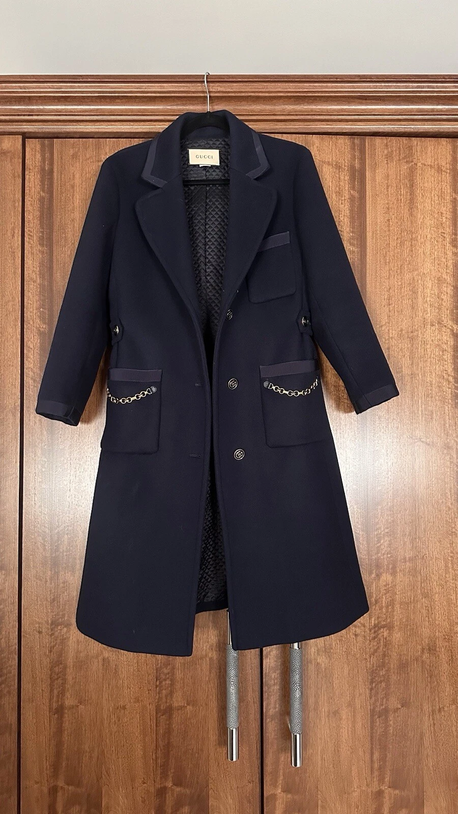 Cappotto lana Gucci taglia S