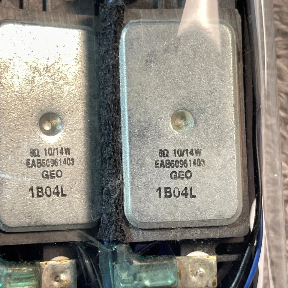 LG Speakers Set EAB60961403 8 Ohms 10/12W 32LK330-UB 42CS570 Replacement - Image 2 of 4