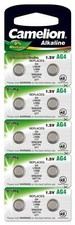 30 Camelion AG4 LR626 377 376 G4A LR66 L626 GP7 Alkaline Buton Cell Battery