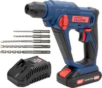 Bohrhammer Akku 2.0Ah 18V Koffer 5X Sds Bohrer GüDe 58508 Bh 18-201-30K Li-Ionen