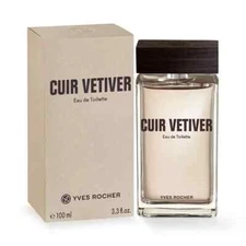 Yves Rocher Cuir Vétiver Eau de Toilette for Men 3.3 fl.oz.