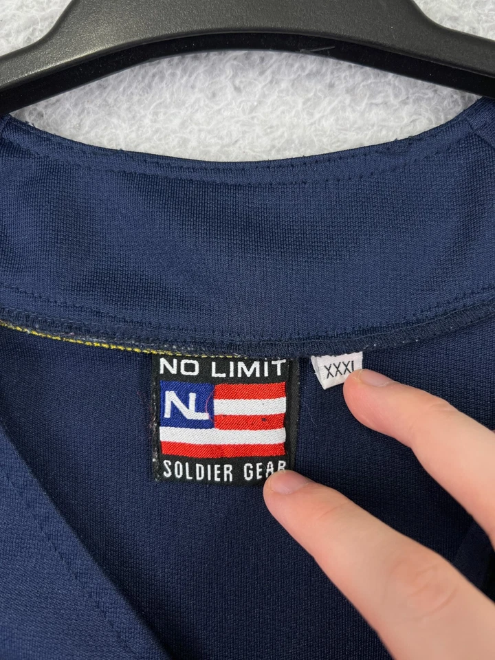 VINTAGE No Limit Records Jersey Mens 3XL XXXL Blue Hip-Hop Master P 90's Rap - Image 4 of 4