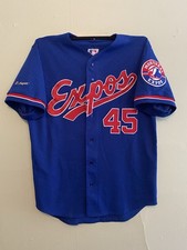 Pedro Martinez Montreal Expos BP Jersey Majestic Large