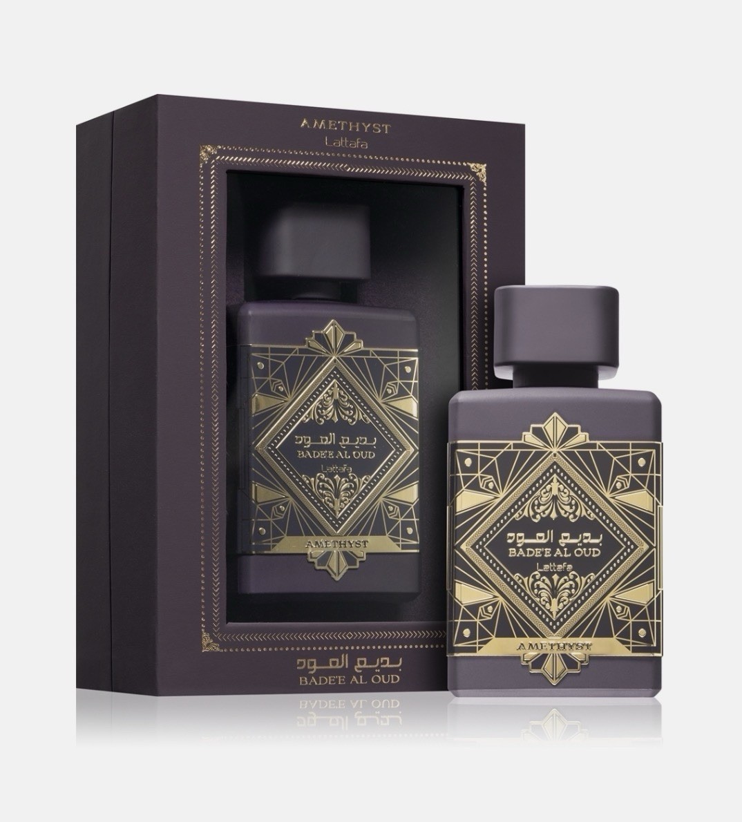 Lattafa Badee Al Oud Amethyst eau de parfum femme 100 ml sillage rose