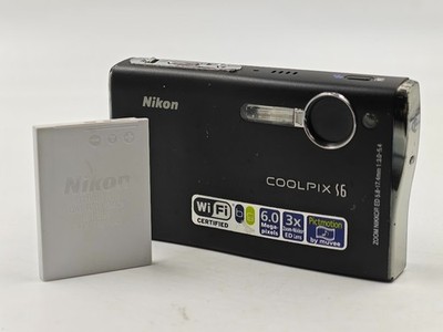 Nikon Coolpix S6 6.0 Mp Digital Kamera Schwarz - Runderneuert