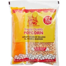 Carnival King All-In-One Popcorn Kit for 12 oz. to 14 oz. Popper - 24/Case