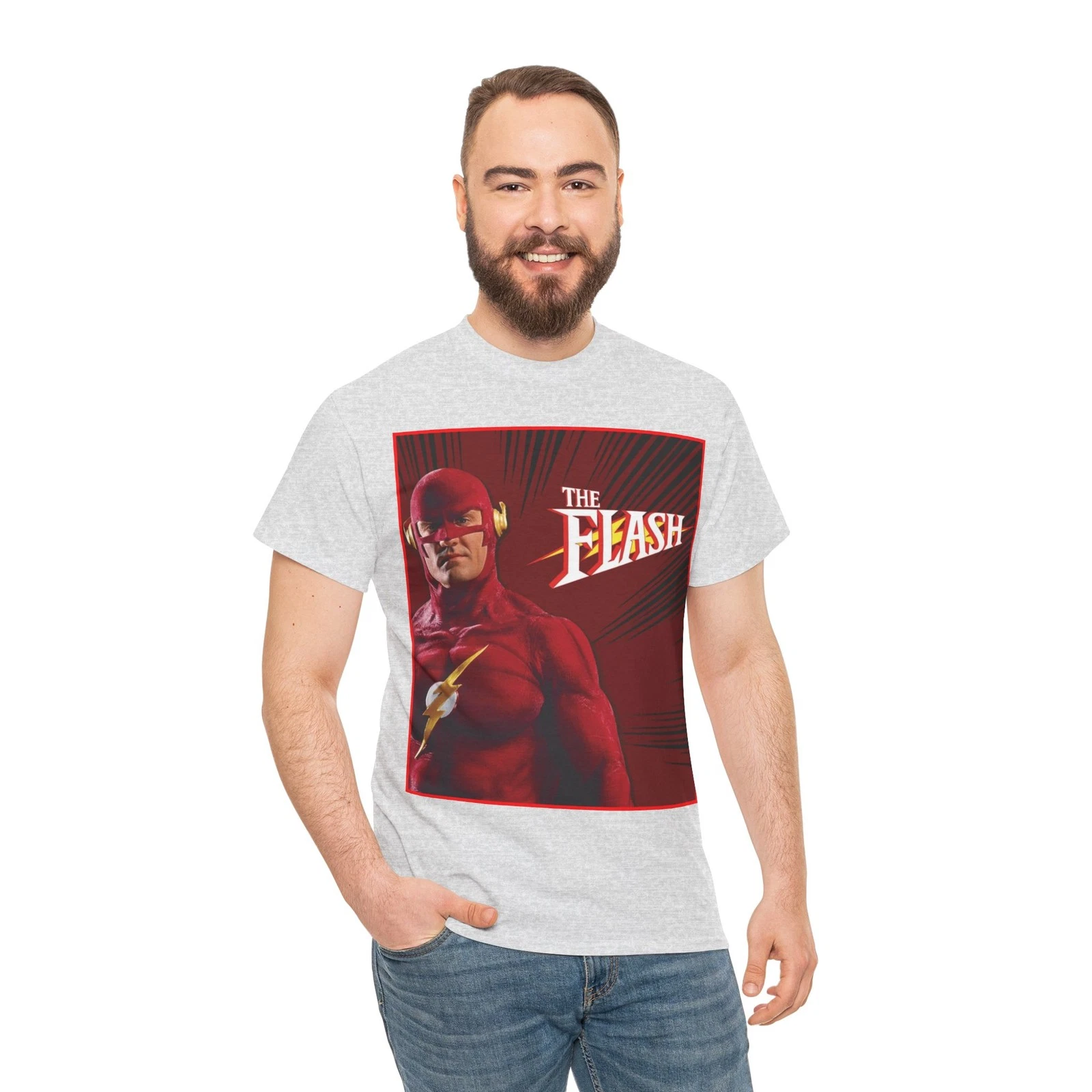 Flash T-Shirt - John Wesley Shipp - DC Comics 1990s TV Series - Barry Allen