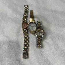 Citizen, Seiko & Timex Women's Wristwatches Lot of 3, Untested As-Is