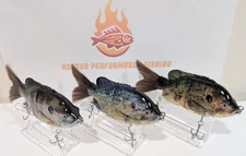 HPF 120 Jointed Sinking Sunfish Glide Bait Fishing Lure Bass - 3 pk FREE SHIP