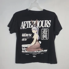 Animebae Pleasures Short Sleeve Tee,  Unisex , Black
