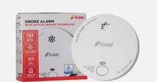 Kidde Optical Smoke Alarm Detector 2030-DSR, 9v Battery Included, EXP DATE 2034