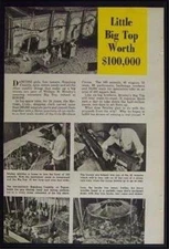 Cole Brothers Model Circus Bill Brinley pictorial 1950