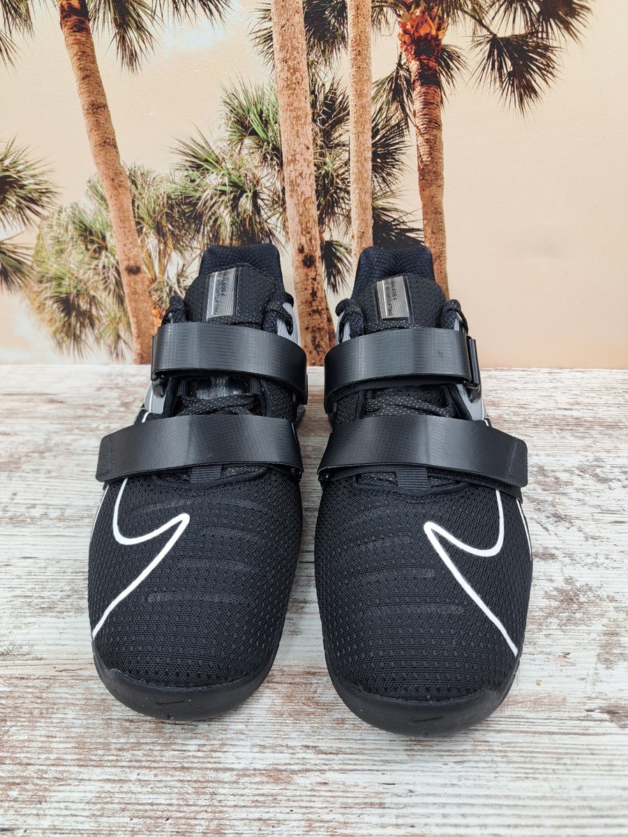 Nike Romaleos 4 Weightlifting Shoes Black White CD3463-010 Men's