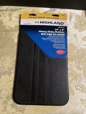 Highland Group 10580 Heavy Duty Rubber Splash Guards Mud Flaps 14x8 New Nos