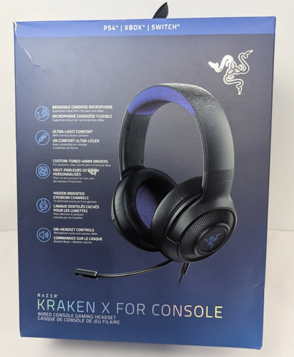 Razer Kraken X Cuffie da gioco cablate sopra l'orecchio - Nero PlayStation Switch Xbox - Foto 3 di 12