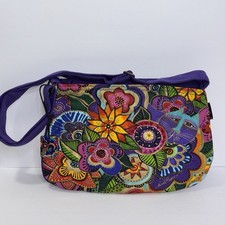 Laurel Burch Crossbody Colorful Cat Carlotta's Garden Crossbody bag