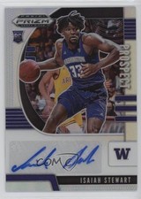 2020-21 Panini Prizm Draft Picks Prospect Silver Isaiah Stewart #PA-IS Auto rf2