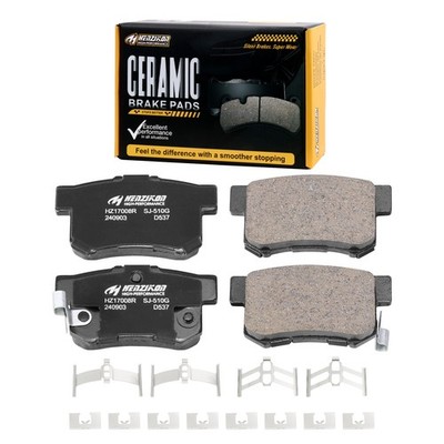Rear Ceramic Brake Pads  For EL CL ILX Integra RSX TL TSX Vigor Accord Civic SX4
