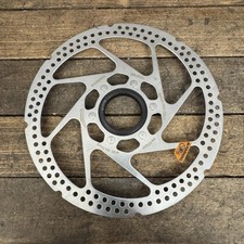 Shimano SM-RT53M Disc Brake Rotor 180mm Center Lock Silver Resin Pad MTB Bike