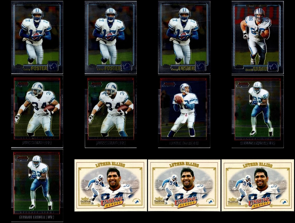 2001 Detroit Lions (85) Card Lot - ADD SOME MAGIC TO YOUR COLLECTION – ONE-OF... - Image 2 of 4
