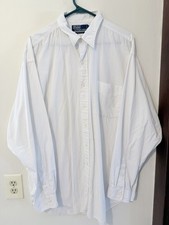 XL - Men - Polo by Ralph Lauren White Button Down Shirt