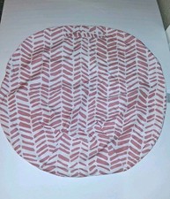 Mila Millie Newborn Baby Lounger Cover. Removable, Pink Herringbone, Never Used.