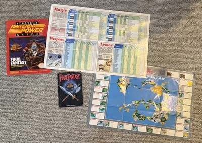 Final Fantasy 1 NES Manual + Maps + FF1 Nintendo Power Strategy Guide