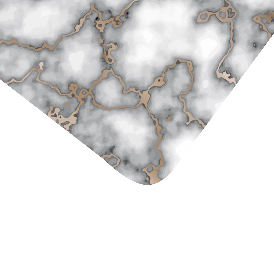 12" X 18" Gray And Gold Abstract Agglomerated cork Placemats - Image 4 of 4