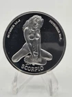 Connoiseurs Club The Zodiac Beauties Scorpio 1 Troy Oz .999 Silver Round