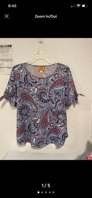 Ruby Rose Size Petite Lg Summer Blouse