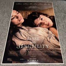 Sense And Sensibility Signed Cast 12x18 Photo x2 Caitriona Balfe & Frank Dillane