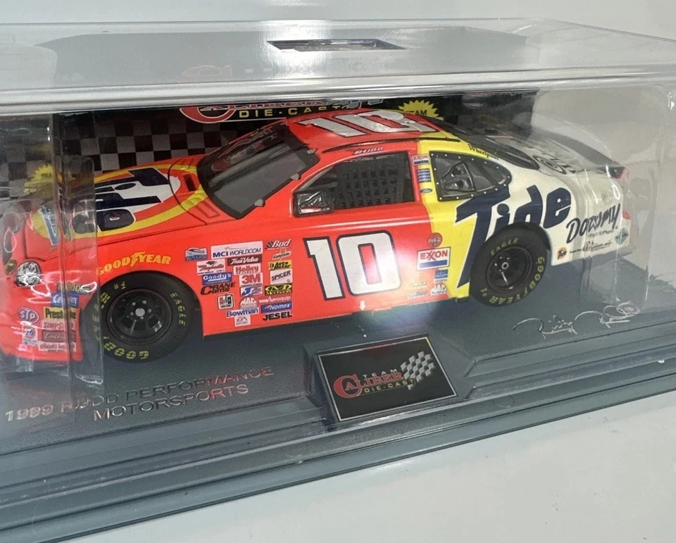 Ricky Rudd Tide #10 1999 Ford Taurus Team Caliber 1:24 Diecast Car W/ Box - Image 4 of 4