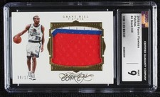 2015-16 Panini Flawless Patch 9/17 Grant Hill #4 CGC 9 Mint Patch HOF 3d3
