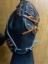 Rawlings Order Glove Baseball Pitcher's Model RHT Good Condition Used Black Rare