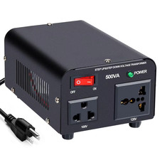 500W Step down Voltage Converter 120V to 100V Japanese Transformer with US Power