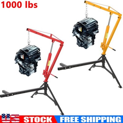 Hydraulic Truck Pickup Crane Receiver Hitch Mounted Hoist Adjustable 360° Swivel