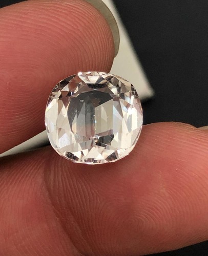10.95 Ct Golden Orange Topaz Faceted Natural Loose Gemstone for Jewelry Making - Picture 3 of 4