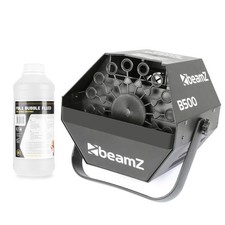 High Output Bubble Blowing Maker Machine Kids Garden DJ Disco Party & Fluid