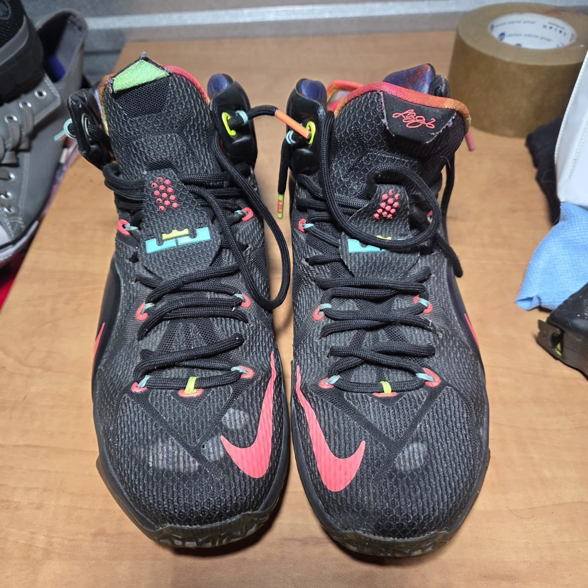 Nike LeBron 12 Data - 684593-068 | eBay