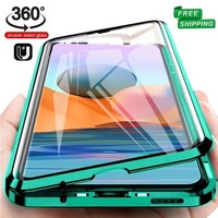 360° Full Body Magnetic Phone Case For Honor – Double-Sided Glass Metal Frame