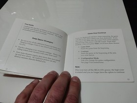 Sol-Feace Sega CD Genesis Instruction Manual Only  No Game