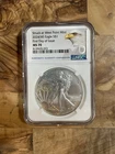 2024(W) Eagle S$1 First Day of Issue - Stuck At West Point Mint - NGC MS70