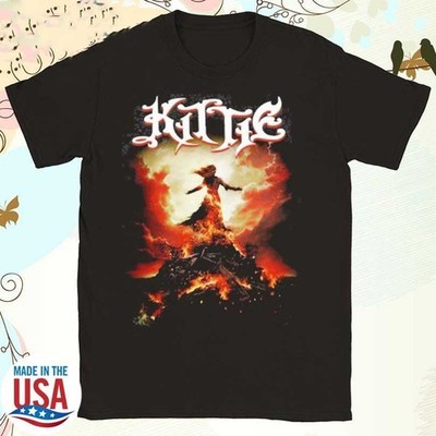 Vintage Sumerian Fire - Kittie Black Cotton Unisex All Size T-Shirt DT009