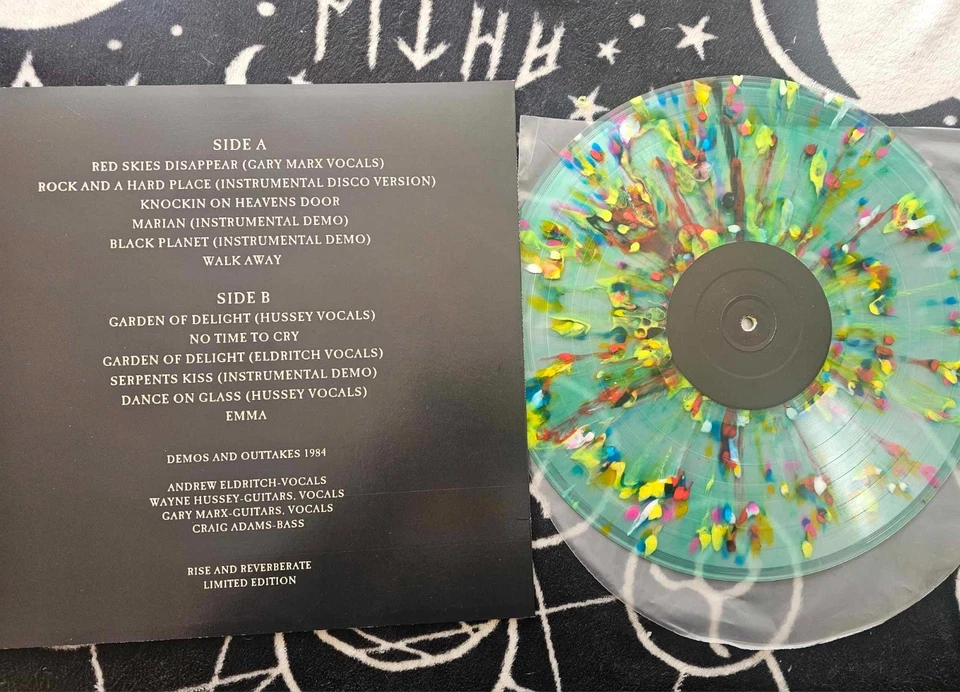 THE SISTERS OF MERCY RARE  SPLATTER VINYL LP - Image 2 of 2