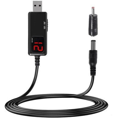 RUNCCI-YUN USB Boost Converter Cable DC 5V auf 9V 12V USB Step-up Netzteil