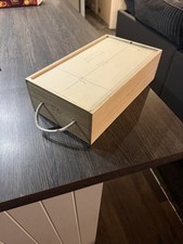 Wooden Box Craft Gift Box with Lid Unfinished Storage Gift Box Decorative