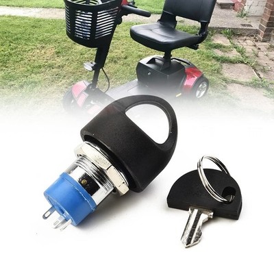Ignition Switch with Key, Mobility Scooter Spare Start On/Off Ignition Switch...