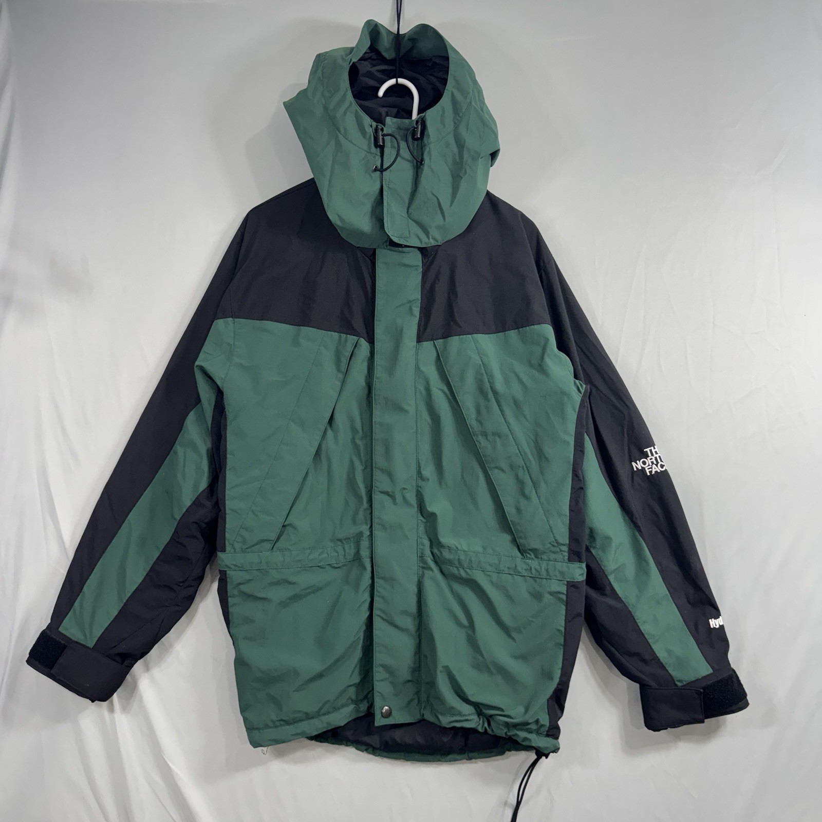 VTG 90s The North Face Hydro Seal Parka in Forest Green with Hood GORE-TEX Medium