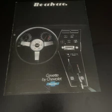 Chevrolet Corvette catalog car brochure  1977